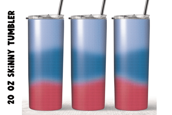 Christmas Abstract Gradation Tumbler