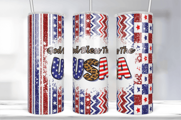 God Bless the USA 20Oz Tumbler Wrap