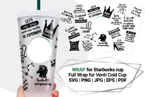 Leo Wrap for Starbucks 24 Oz Cup