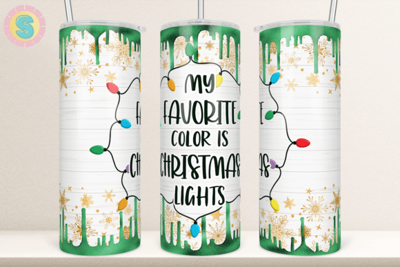 My Favorite Color is Christmas Tumbler